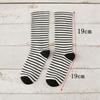 Gifts Winter Warm Ankle Cotton Striped Socks Knit Elastic Hosiery
