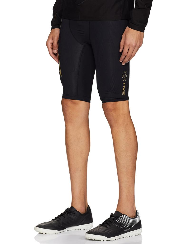 [2XU] MCS RUN COMPRESSION TIGHTS беговые компрессионные короткие леггинсы MA5331B BLKGRF M