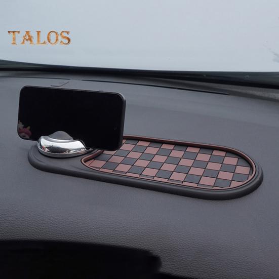 Многофункциональный автомобильный противоскользящий коврик с временным парковочным номером, держатель для мобильного телефона на приборную панель автомобиля, вращающийся на 360 градусов