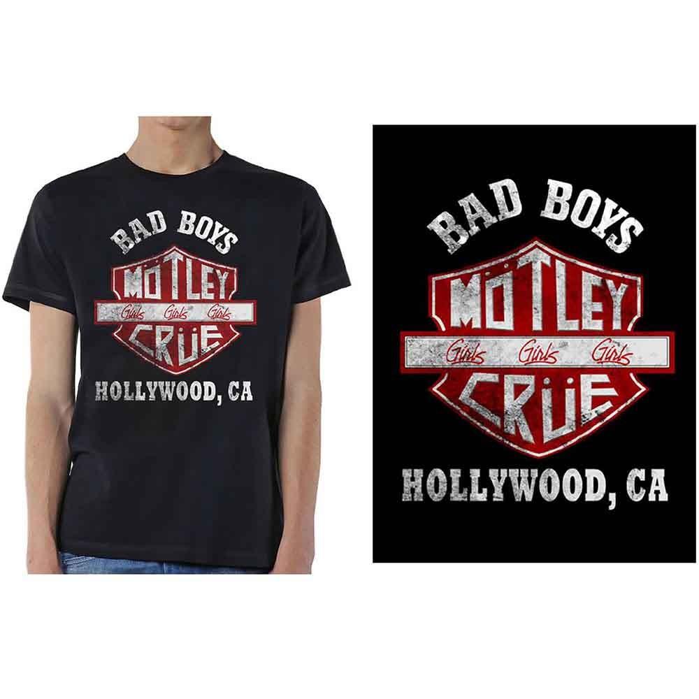 Motley Crue - Bad Boys Shield (T-Shirt)
