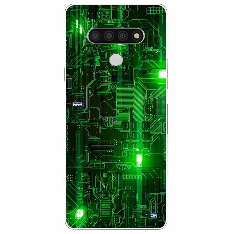 Мягкий чехол с принтом для LG K51 K61 V50 V60 Thinq, милый силиконовый чехол-котик для LG K61 V50 Thinq, чехлы K 61, противоударная оболочка-сумка