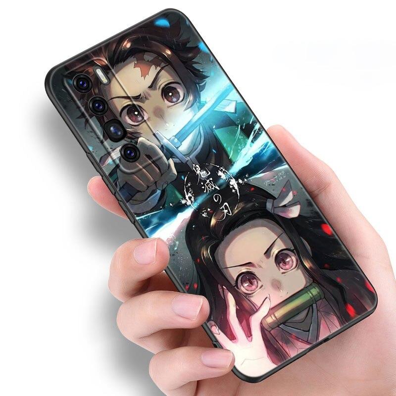 Чехол аниме «Убийца демонов Nezuko» для Huawei NOVA 8 9 Pro 8i 7i 7SE Y60 5T Mate 40 30 20 10 Lite Honor 50 30 Premium Pro Plus 30S