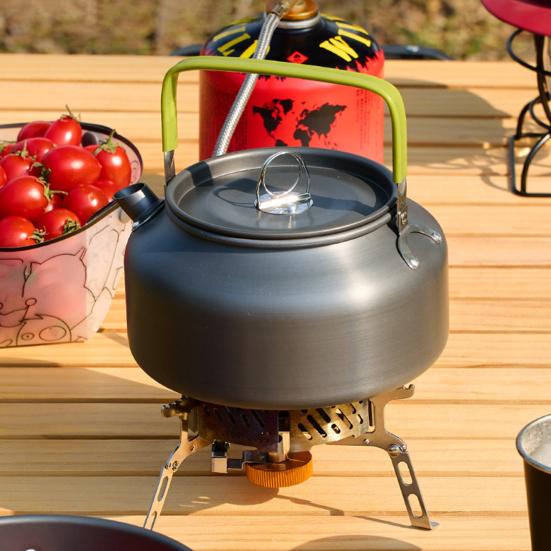 0,8/1,2/1,8 л походный чайник из алюминиевого сплава портативный легкий большой емкости для путешествий на открытом воздухе, пешего туризма, пикника, кофейника, чайника