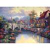 1000 Piece Jigsaw Puzzle - Sunset In a Peaceful Village (Mini), Popular Korean Puzzle