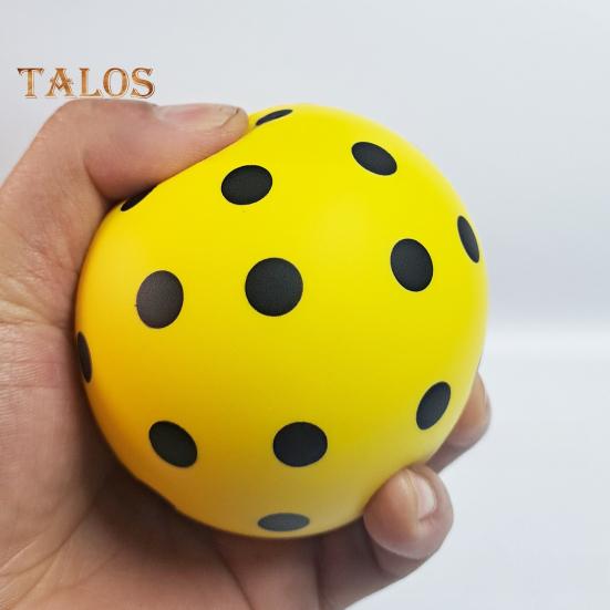 Тренировочные мячи для пиклбола из пеноматериала с тихим отскоком для тренировок и соревнований. Мячи для пиклбола из пеноматериала высокой плотности для безопасной игры.