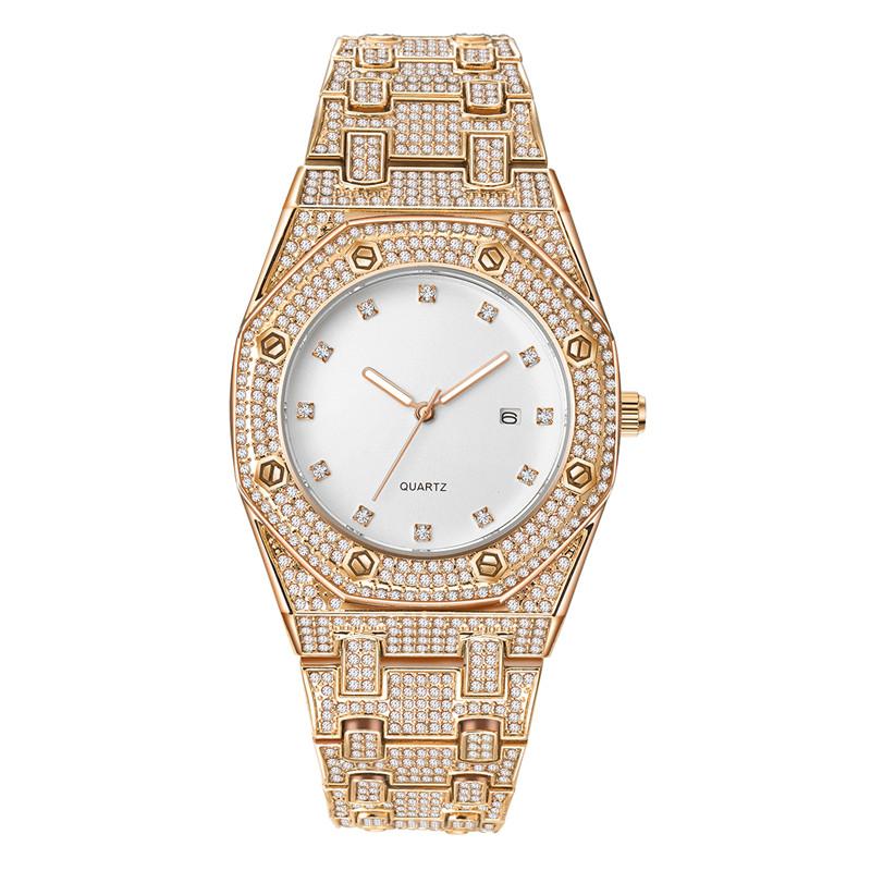 Genuine CURDDEN Big Brand Men Watches Fashion Alloy Band Date Diamond Date Quartz Wrist Watch Montre Homme Relogio Masculino