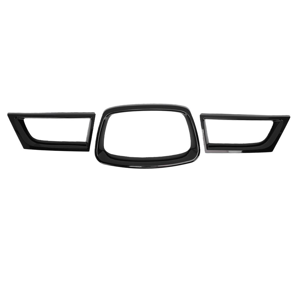 3Pcs Front Bumper Grill Trim Replacement for Subaru Impreza WRX STI 9th 2006 2007 Decorative Set for Car Grille Gloss