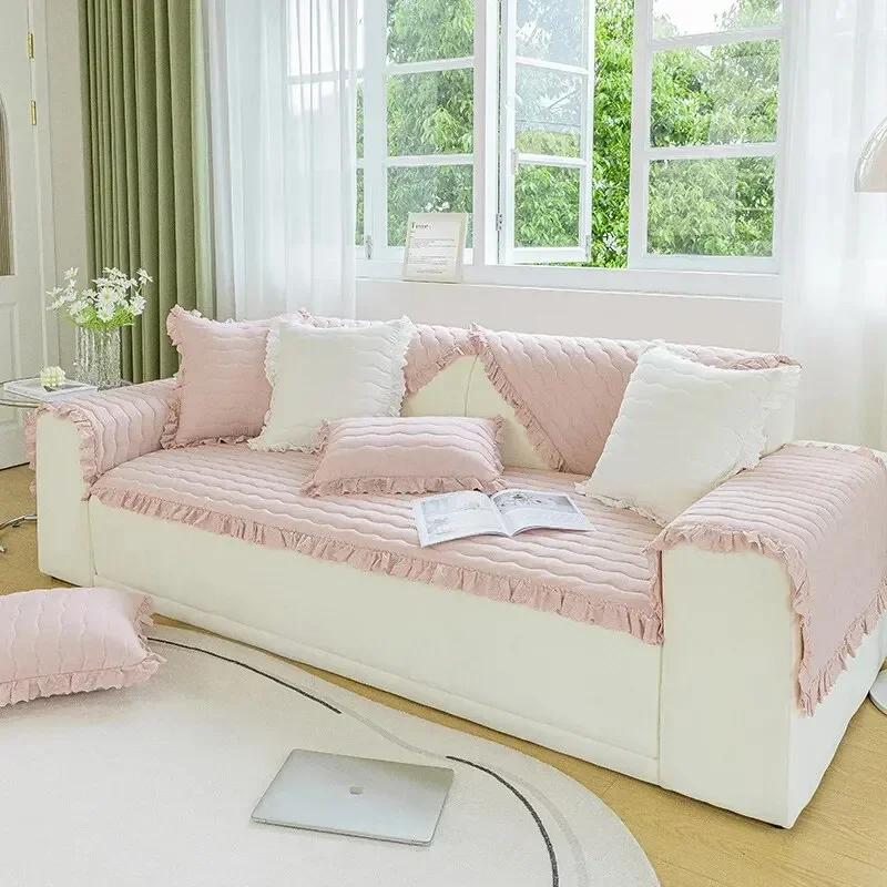 Супер мягкий чехол для дивана, утолщенный плюшевый диван, полотенце, одеяло, универсальный осенне-зимний диван, коврик, подушка для гостиной, чехлы для диванов