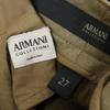 ARMANI COLLEZIONI made in Italy lame Long pants W27 beige stretch Women Used