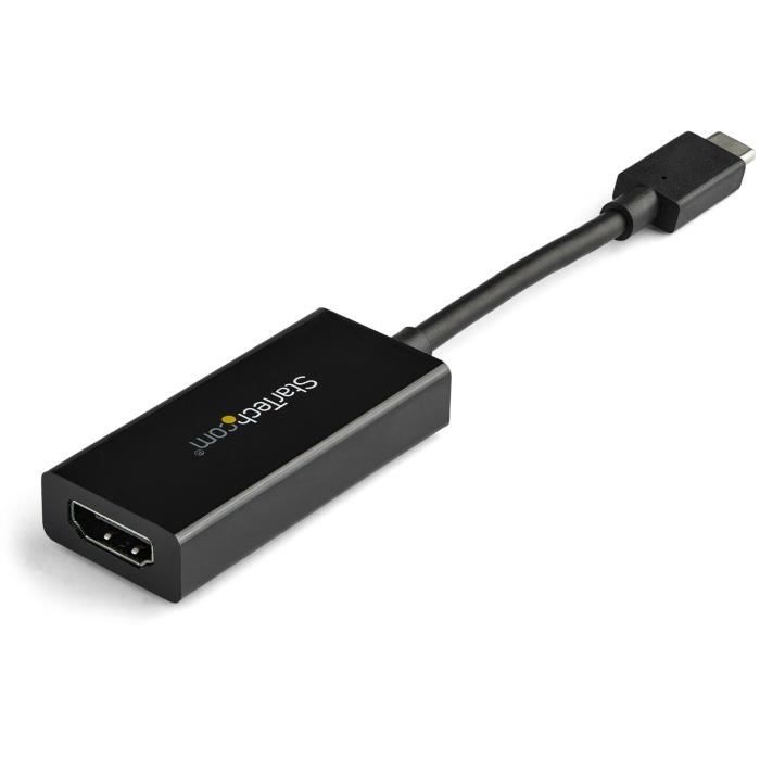 StarTech.Com USB Type-C To HDMI Adapter 4K 60Hz with HDR - Thunderbolt 3 Compatible - DP 1.4 - HDMI 2.0b (CDP2HD4K60H)