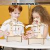 Manual Water Pump STEM Science Kit Kids Wooden 3D Puzzle Set DIY Educational Science Experiment