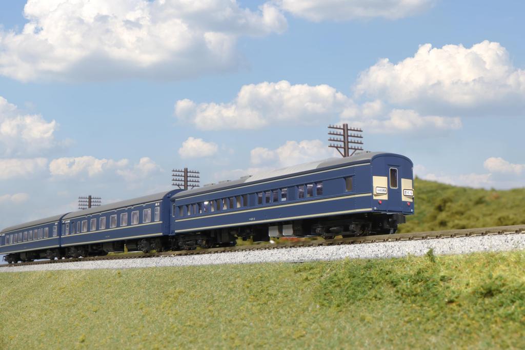 Спальный экспресс KATO N-колеи 20 серии Sakura Sasebo, набор для формирования, модель железнодорожной модели пассажирского вагона из 8 вагонов 10-1873