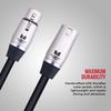 MONSTER XLR Microphone Cable 10ft P600-M-10