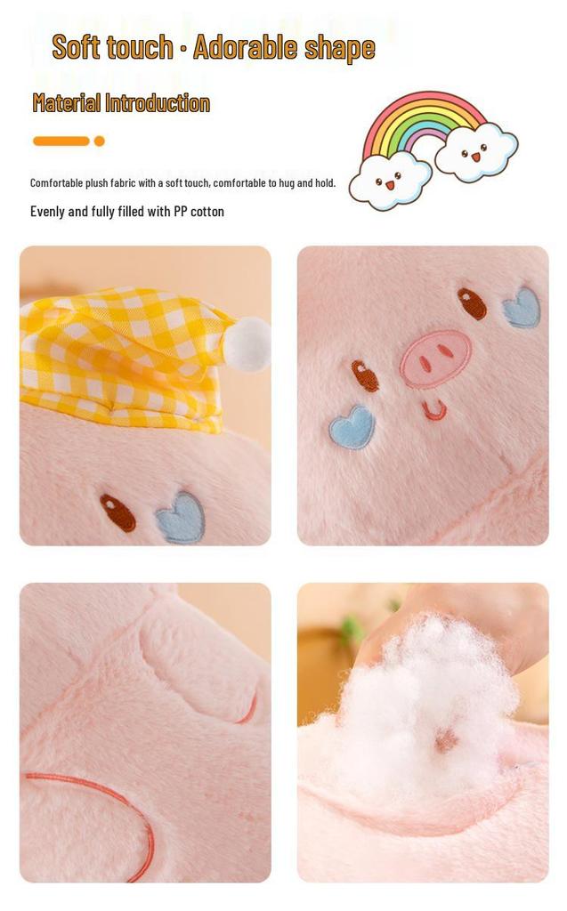 Rabbit Fur Long Throw Pillow - Flower Design, Ideal for Beds & Sofas, Side Sleeper & Hug Pillow