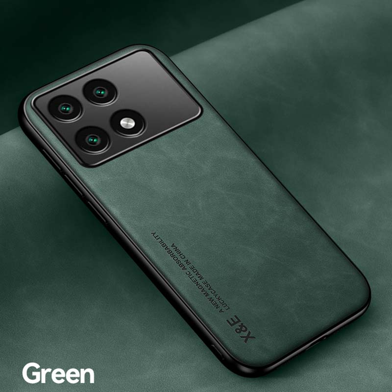 Противоударный чехол для Xiaomi Mi Poco F6 Pro F5 Защитный чехол Магнитный автомобильный держатель для телефона Coque Fundas Capa для Mi Poco X6 Pro X5
