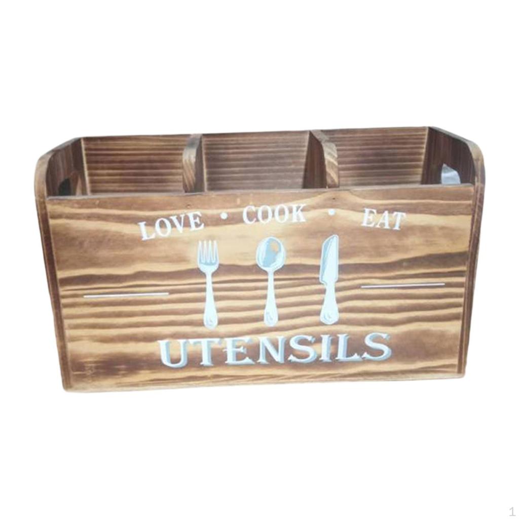 Подставка для кухонных принадлежностей Коробка для столовых приборов для вилок ложек ножей Органайзер для хранения