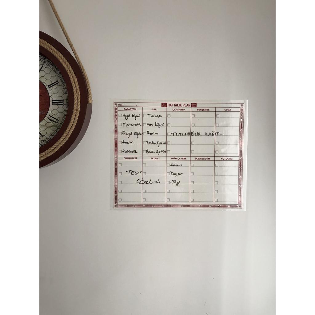 3 шт. мини-еженедельник Myweek, планировщик My Week, умная бумажная доска, ручка для доски, 40x50 см