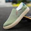 FashionVintage Style Loafers Mens Handmade Casual Driving Flats Slip-on Shoes Comfy Moccasins Loafers Shoes for Men New Canvas Footwear