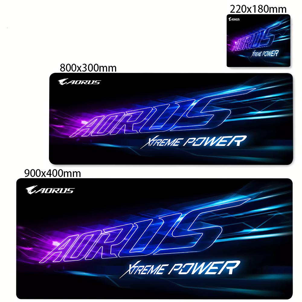 XXL коврик для мыши Aorus Большой коврик для мыши Игровой стол Аксессуары для ПК Коврики Защита клавиатуры для геймера Коврики для компьютерных столов Мышь Мыши