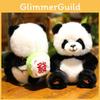 Cute Giant Simulation Panda Plush Toy Doll Silly Travel Souvenir Gift Mascot