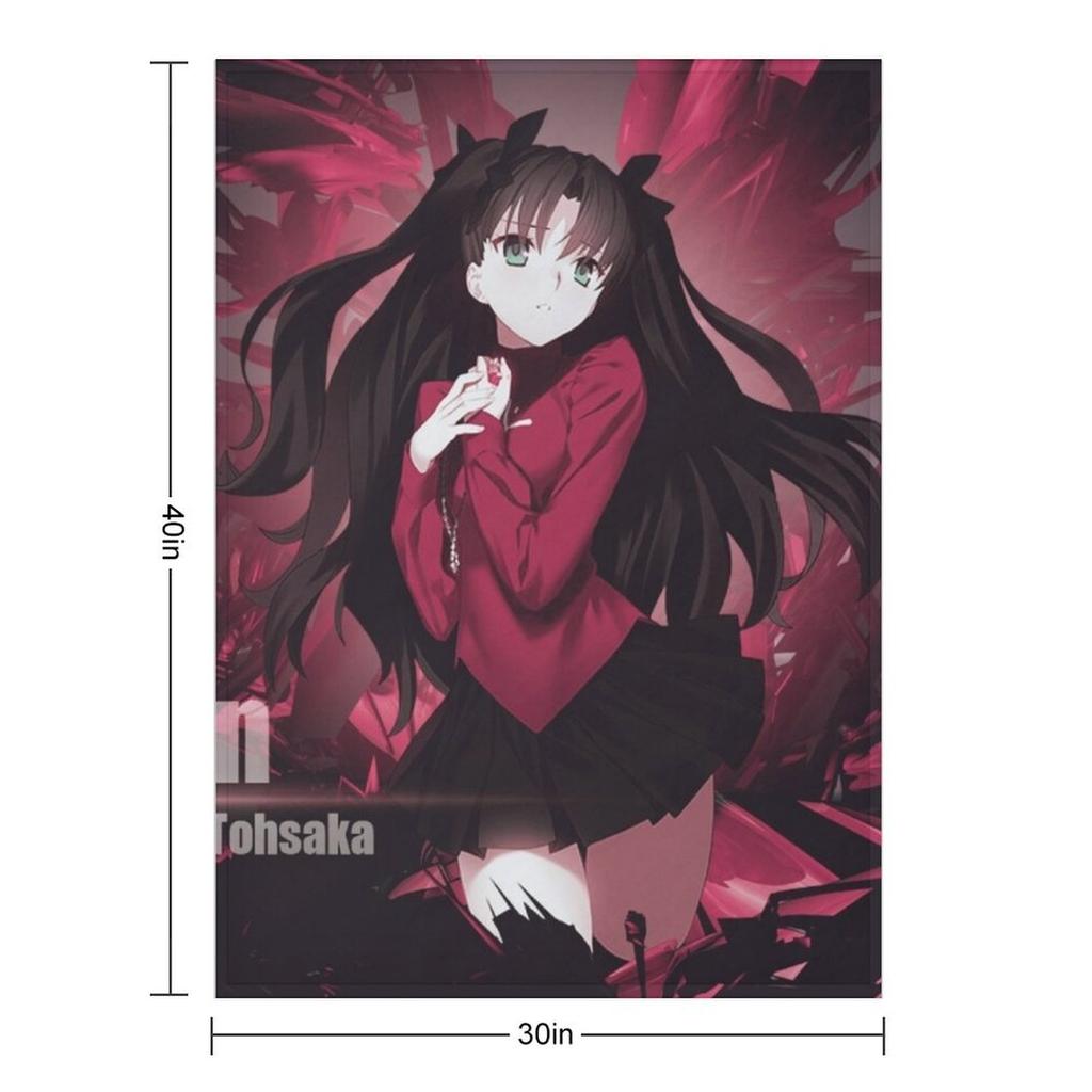 Тосака Рин 2 Плед Винтажный плед для кровати Постельное белье Спальный мешок Одеяла