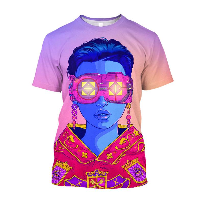 3D Digital Flipper Zero Hacker Cyberpunk Printes T Shirt Kid Cool Fashion Tee Shirts