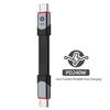 Кабель USB4 40 Гбит/с для быстрой зарядки 240 Вт USB-C на Type-C Эффективная линия передачи данных Поддержка видео 8K Гибкий FPC-кабель 15 см
