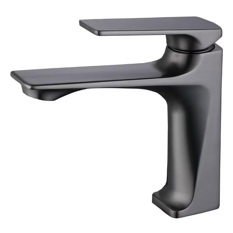 Смеситель для раковины TLXT, цвет Gunmetal Grey, для горячей и холодной воды
