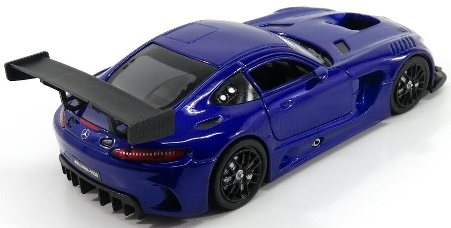 Модель Motor Max diecast AMG GT3 2016 Яркий с открывающимися дверями и каркасом Безопасности Артикул 73386BL 1/24 автомобиль Mercedes-Benz Синий. номер