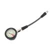 Diving Pressure Gauge with Carbon Fiber Woven Hose Diving Night Glow Pressure Gauge for BCD Regulator 15cm   5.9in