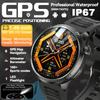 Новые уличные смарт-часы GPS-трек SOS LED-фонарик Альтиметр Барометр Мониторинг здоровья 100+ спортивных режимов Водонепроницаемые смарт-часы