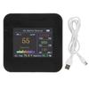 Air Quality Monitor Indoor Detector Temperature Meter Humidity Tester Type C Charging Sensor with