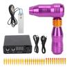 Rotary Tattoo Machine 30 Cartridge Needles Tattoo Foot Pedal Complete Tattoo Motor Pen Kit Purple