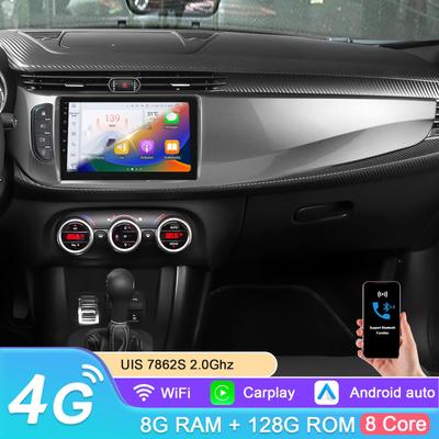9-дюймовый Carplay 4G 2 Din Android 13 автомобильный радиоприемник для Alfa Romeo Giulietta 2015 - 2018 Furgonato мультимедийный видеоплеер GPS DSP WIFI интеллектуальный экран