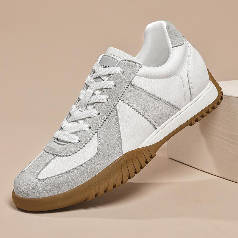 Genuine Leather Mens Tenis Masculino Versatile Casual Shoes Comfy Lace-Up Man Sneakers Outdoor Walking Shoes Skateboard Footwear