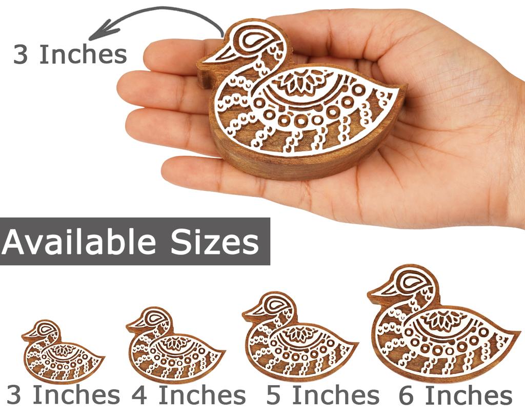 IBA Indianbeautifulart Текстильный печатный блок птица ручная резьба деревянный штамп дерево