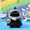 Cute Mini Version Plush Toy Keychain Small Q-Version Knight Cat Doll Plush Toy Cute Doll Backpack Pendant Gift Surprise