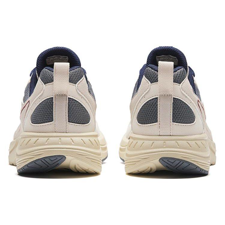 Anta Mesh Abrasion Resistant Low top Retro Running Shoes Men's White Gray 912345595-3