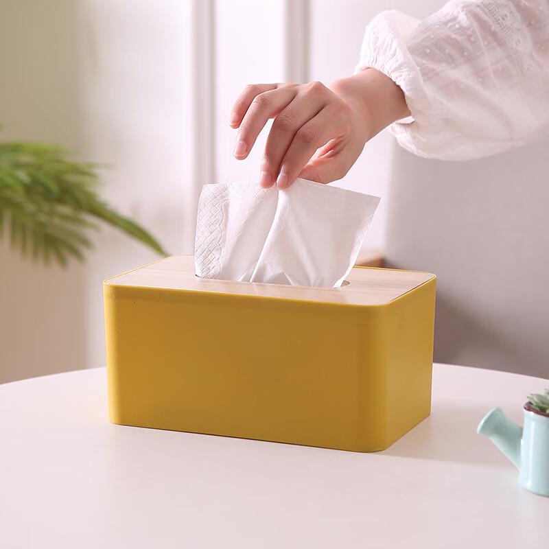 Japanese Style Wooden Lid Tissue Box