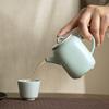 1pc Kung Fu Tea Set Teapot Household Small Teapot Handmade Teapot Exquisite Go Kiln Teapot For Home Restaurant Hotel Office Tea Accessories