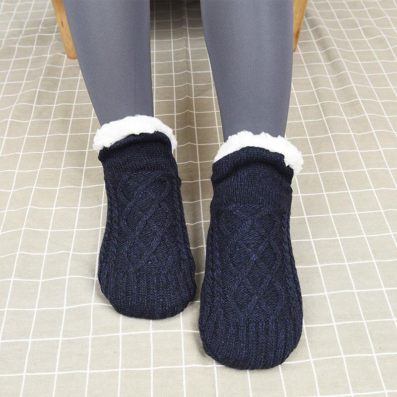 Fall and Winter Floor Socks Home Warm Women Men Socks Snow Socks Sleep Carpet Socks Slippers Socks Men Non-slip Yoga Socks