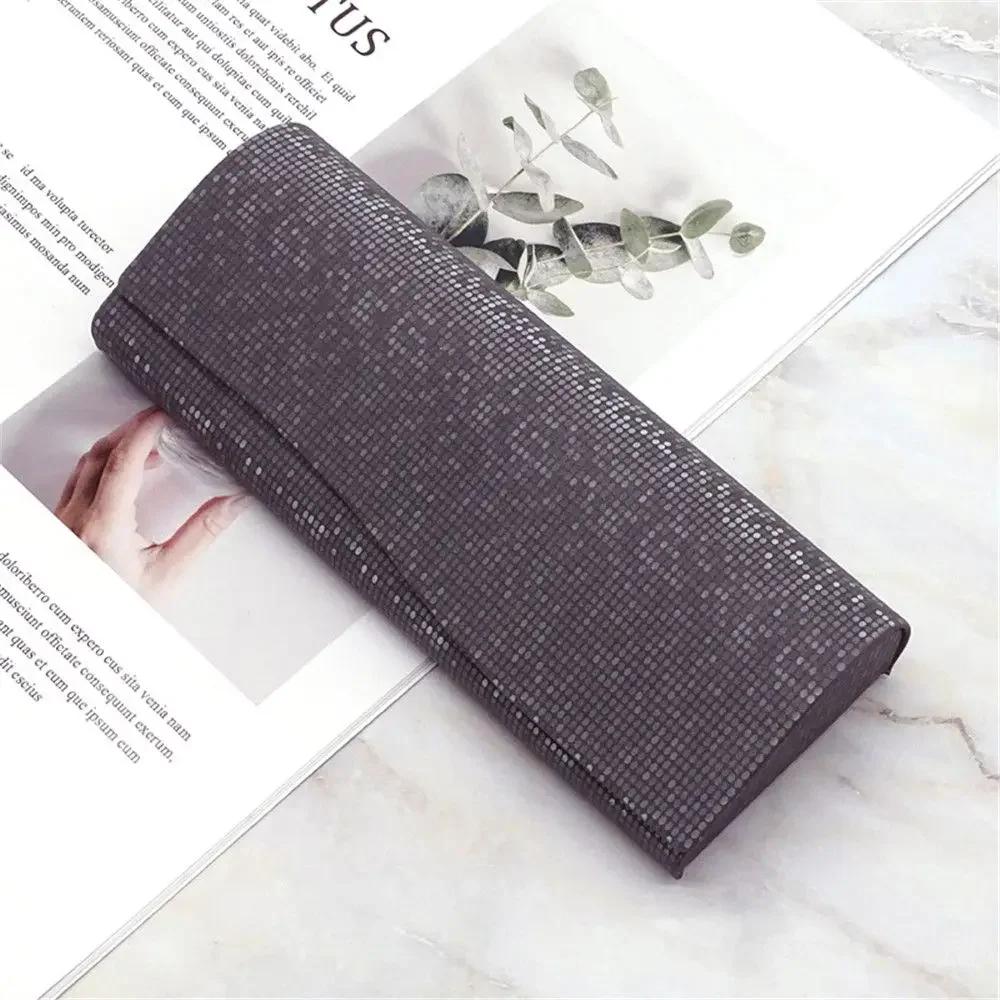 Fashion Pressure Resistant Portable Glasses Case Waterproof Retro Shiny Myopia Glasses Case Eye Storage Box Sunglasses Box