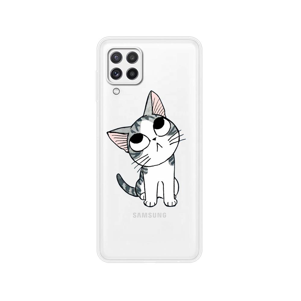 Чехол для Samsung A22, задняя крышка для телефона Samsung Galaxy A22S 5G 4G GalaxyA22 A 22S, мягкий силиконовый чехол из ТПУ, сумка Etui