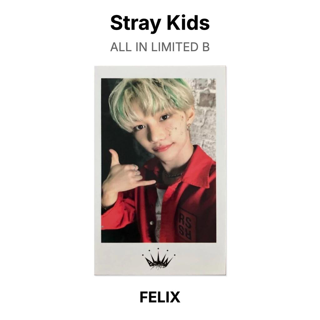 Stray Kids ВСЕ В ОГРАНИЧЕННОМ ИЗДАНИИ B Официальная фотокарточка