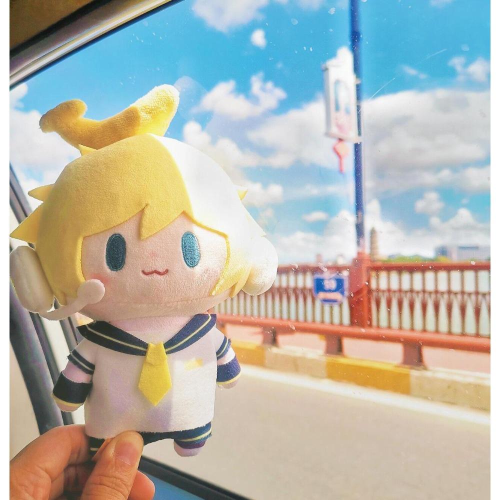 Hatsune Miku Plush Doll Toys Kagamine Len Rin Backpack Keychain Cute Stuffed Dolls Collection Model Ornament Toy Girls Gift