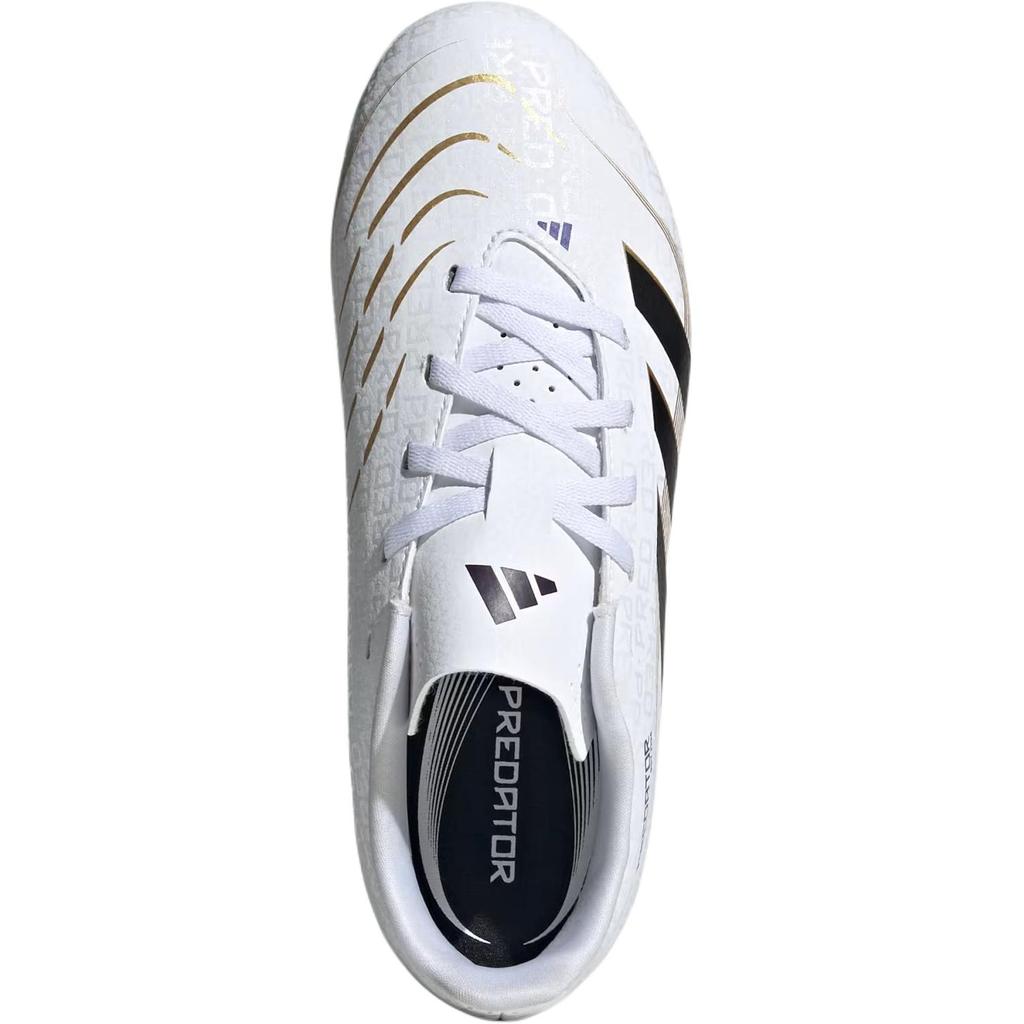 adidas Predator CLUB Низкие Футбольные Бутсы для Детей Белый Черный Золотой Детские JH8870