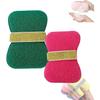 2 Counts Sponge Soap Saver Pouch, Mesh Mate, Bar Soap Pouch for Rich Lather, Reusable Bath Scrubber, Quick-Dry Bar Soap Bags (Style D)