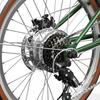 OT02PRO, red/green, 250W motor power, 36V, 5.2AH detachable battery, 20*1.35 inch tires, city road electric bicycle, maximum speed 25KM/H