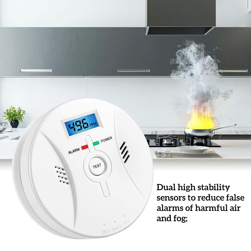 2 In 1 First Alarm Household Indoor Small Ceiling Fixed Safety Sensor Alertor Protective Accessory Alarming Devices