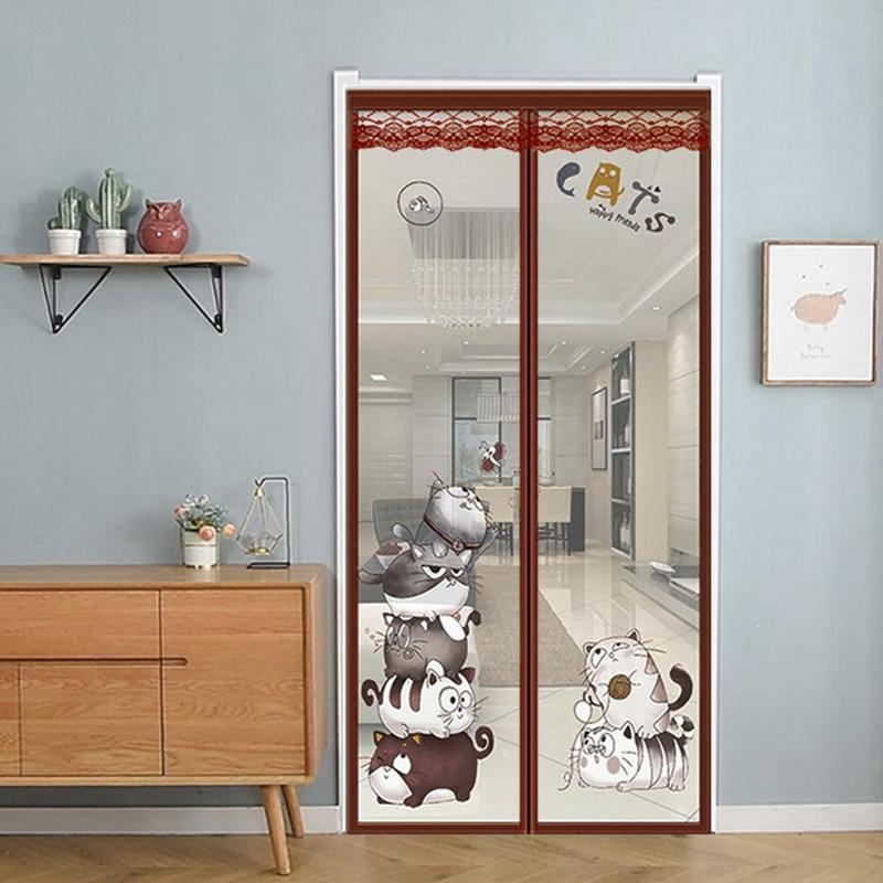 Летняя магнитная сетка против комаров, насекомых, мух, насекомых, занавеска с автоматическим закрытием, дверная ширма, кухонная занавеска, Прямая доставка